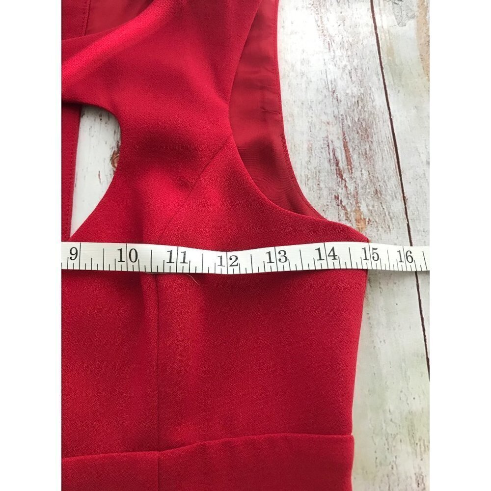 BCBG Generation Red Cut-Out Mini Dress Size 2 - Picture 14 of 16